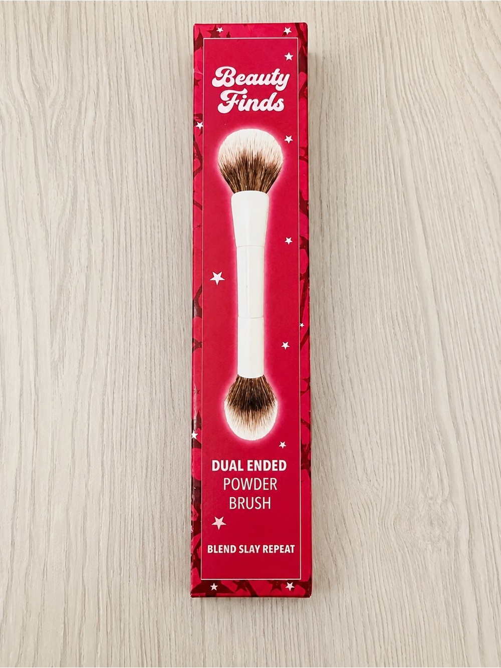Beauty Finds Dual Ended Powder Makeup Brush NIB